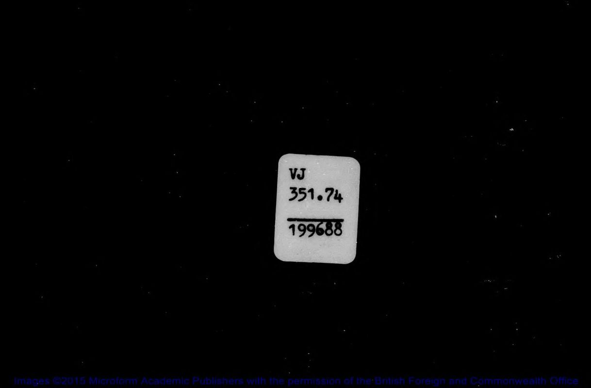 View document: Police Service Commission, 1957-1961.