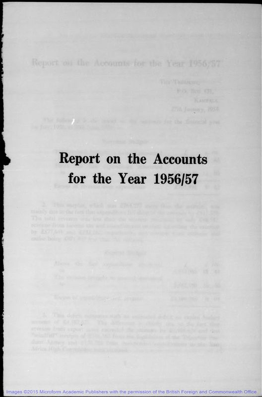 View document: Accounts (Treasury), 1956-1961.
