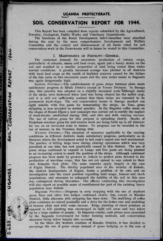 View document: Soil Conservation, 1944-1949.