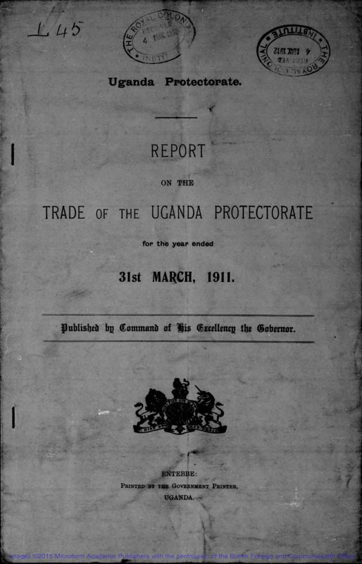 View document: Trade, 1910-1927.
