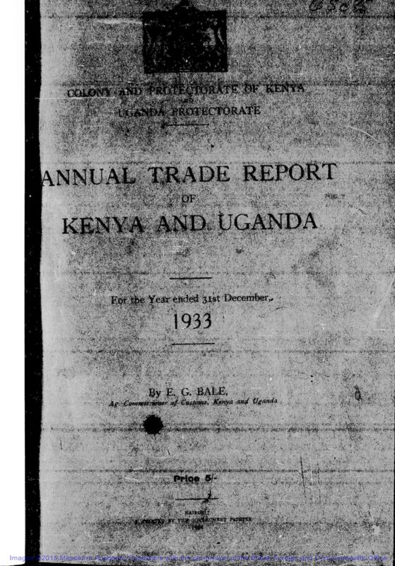 View document: Trade, 1933-1937.
