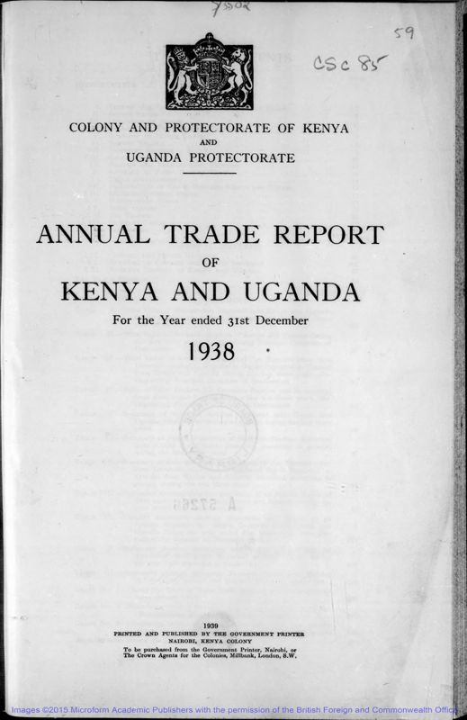 View document: Trade, 1938-1942.