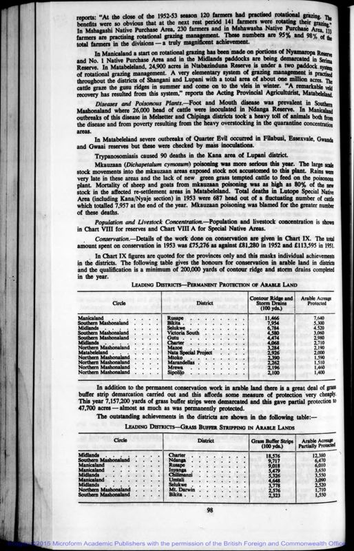 View document: Native Affairs S. Rhodesia, 1951-1956.