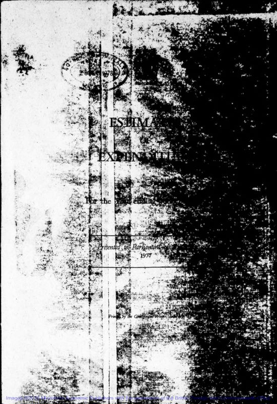 View document: Estimates, 1977-1980.