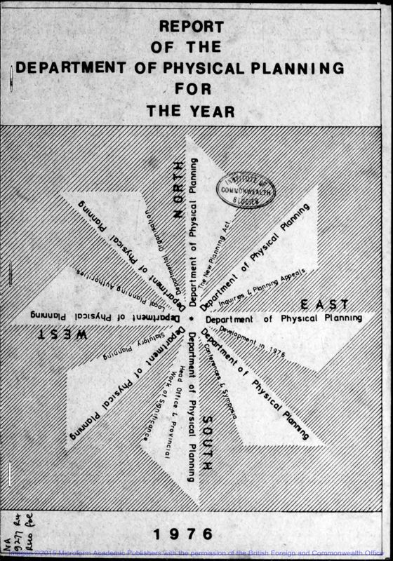 View document: Physical Planning, 1976-1979.
