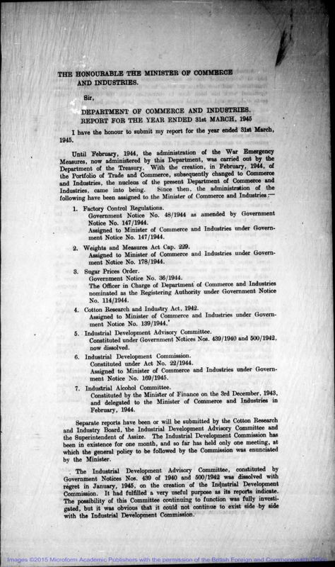 View document: Commerce and Industry, 1944-1971.