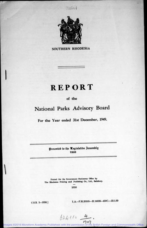 View document: National Parks Advisory Board, 1949-1975.