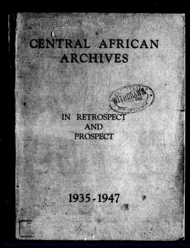 View document: National Archives, 1935-1980.