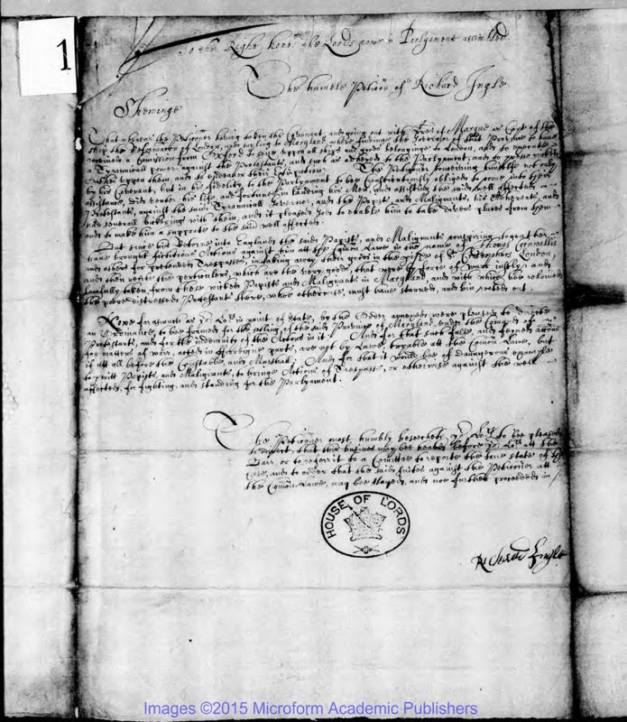 View document: US Religion, 1646-1749.