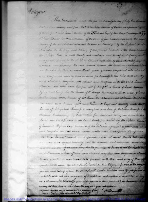 View document: Samuel Martin Papers, Vol. VIII, 1768-1773.