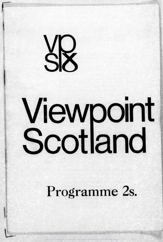 View document: Visions for Scotland, 1963-1973.