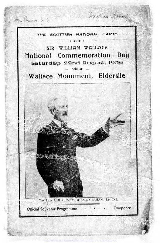 View document: Bannockburn & Willliam Wallace commemorations, 1934-1936.
