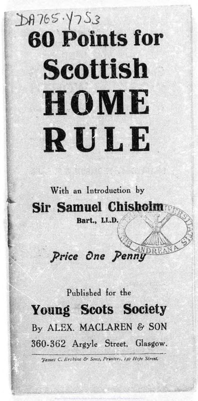 View document: Assorted arguments for Home Rule, 1912-1966.