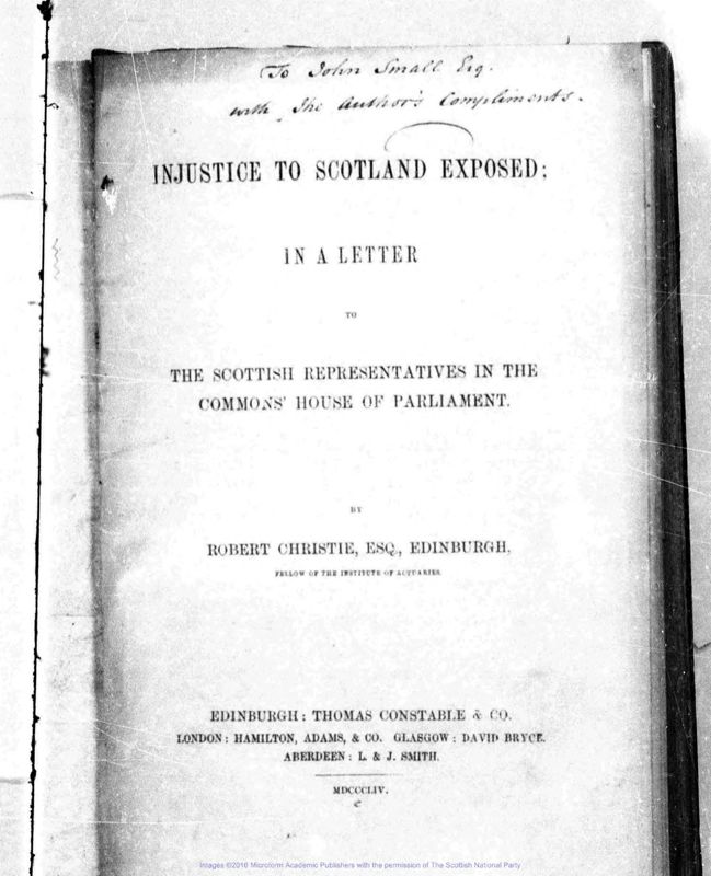 View document: British Government accused of neglecting Scotland, 1854-1964.