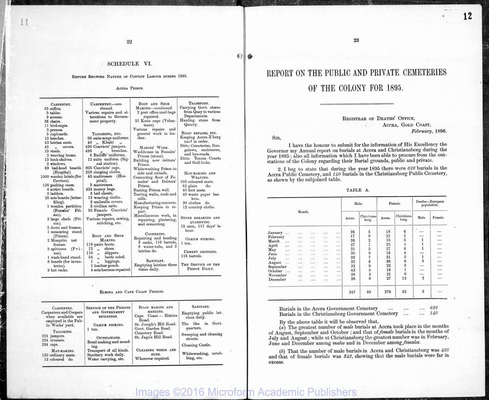 View document: Public Cemeteries, 1895-1907.