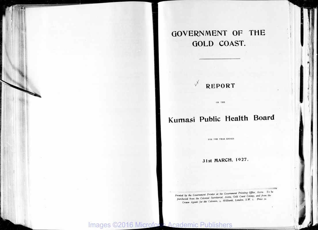 View document: Health and Disease Control, 1926-1955.