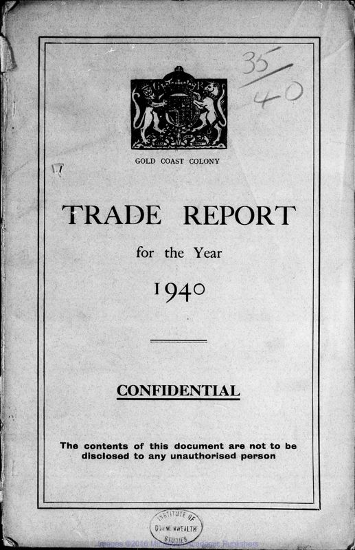 View document: Trade, 1940-1944.