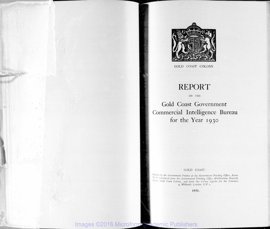 View document: Commercial Intelligence and Economic Reports, 1930-1955.
