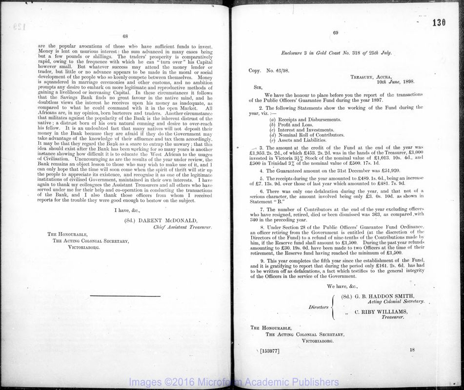 View document: Public Officers' Guarantee Fund, 1898-1915.