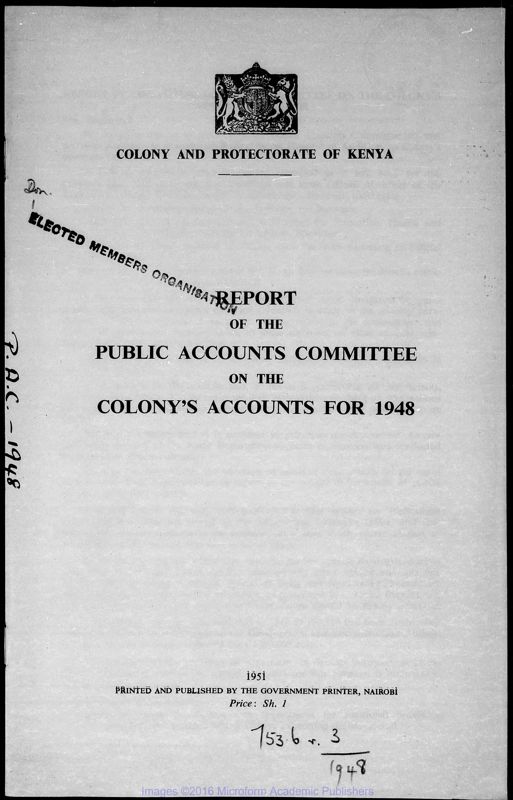 View document: Assorted Audit Reports, 1927-1954.