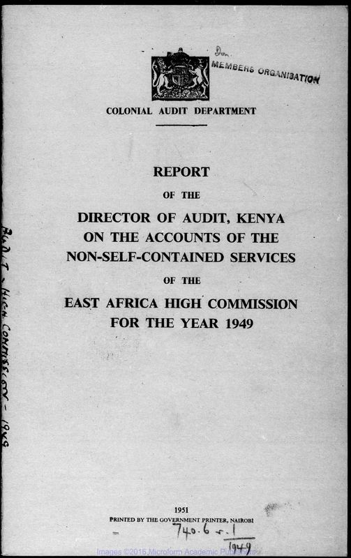 View document: Estimates of non-self-contained services, 1948-1955.