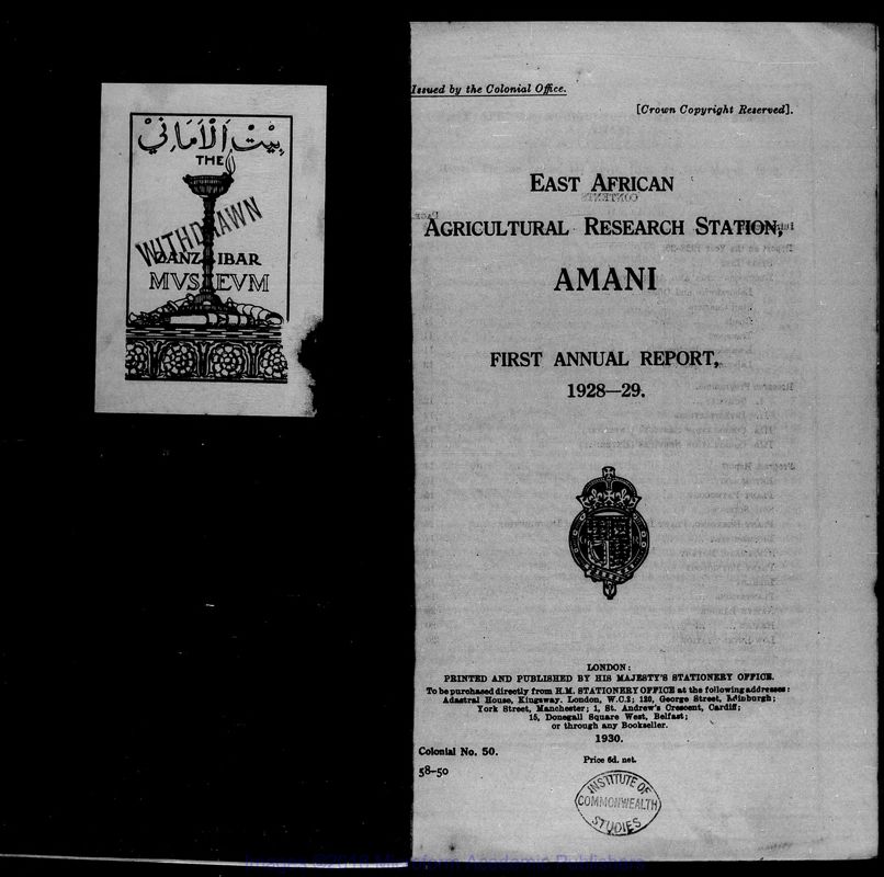 View document: Agriculture and Forestry Research, 1928-1952.