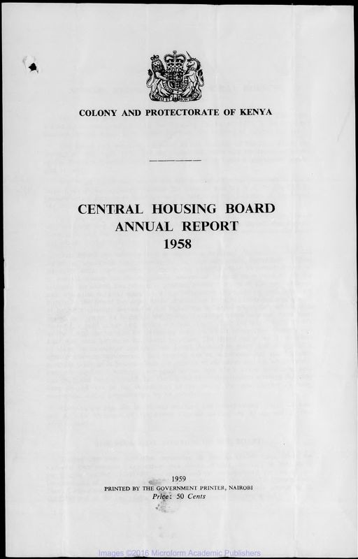 View document: Housing, 1958-1963.