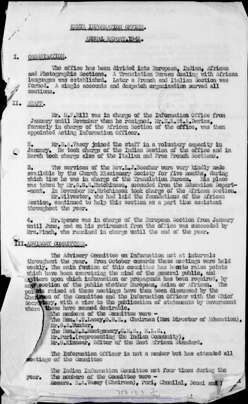 View document: Information, 1941-1963.