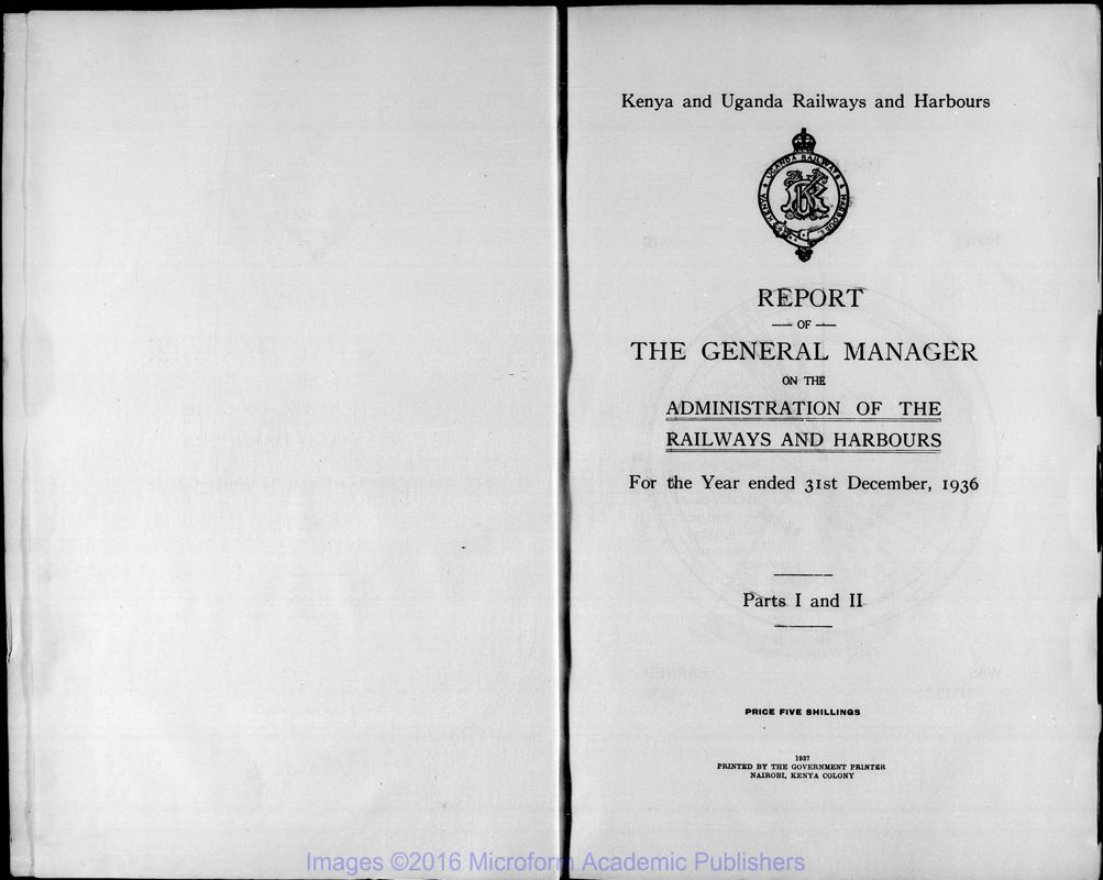 View document: Railways, 1936-1943.