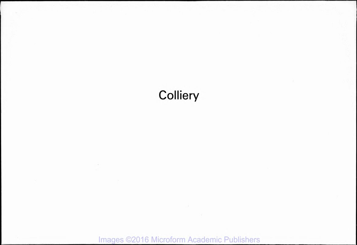 View document: Colliery Department and Coal Corporation, 1937-1960.