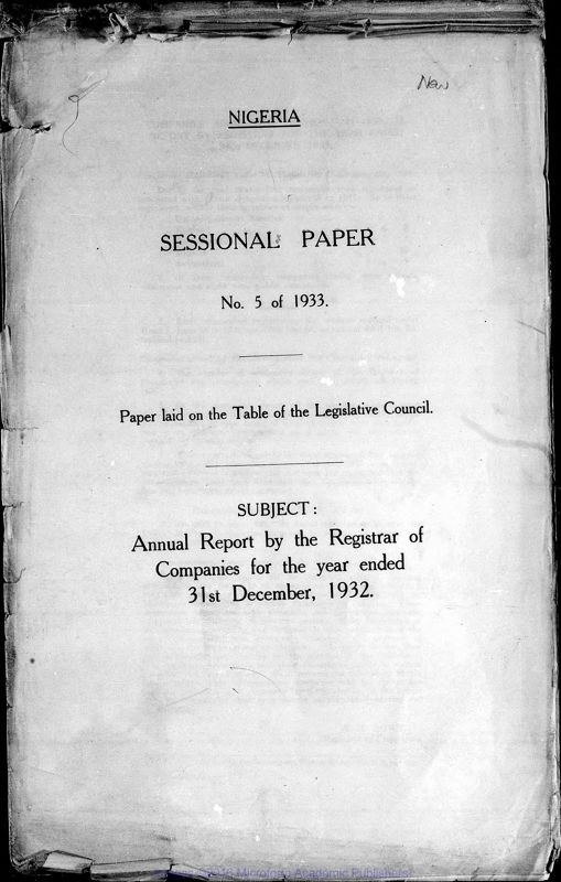 View document: Commerce and Industries, 1932-1960.
