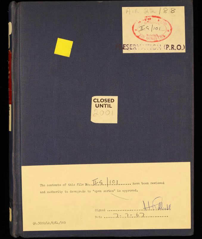 View document: Royal Air Force: Secret Intelligence, Jan 1950-Dec 1951.
