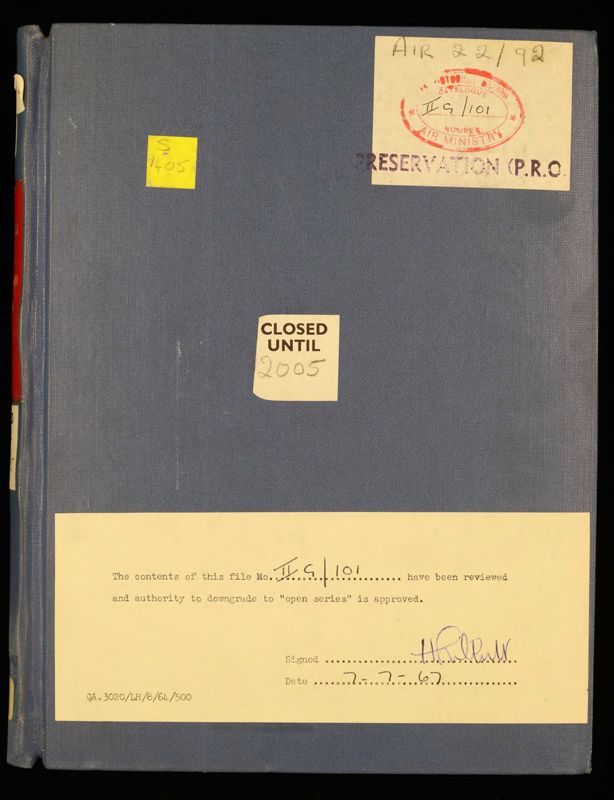 View document: Royal Air Force: Secret Intelligence, Jan 1954-Dec 1955.