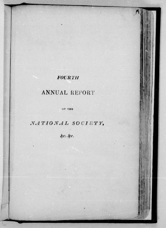 View document: National Society schools, 1815-1819.