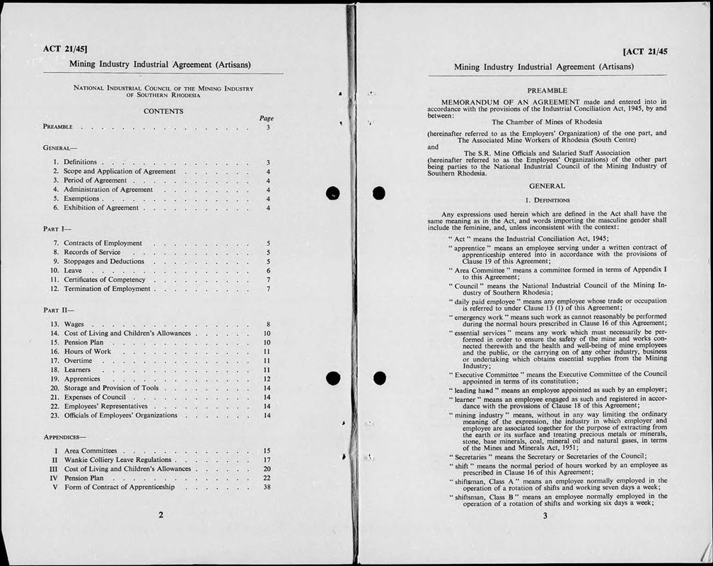 View document: Southern Rhodesia Gazette Supplements, 1959 - part 2.