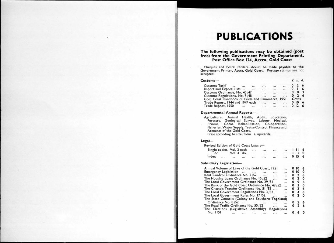 View document: Gold Coast Gazette Supplements, 1953 Part 1.