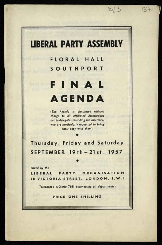 View document: Liberal Assemblies, 1957-1975.
