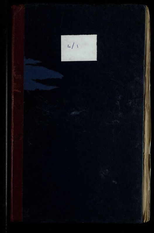View document: Standing Committee minutes, 1960-1961.
