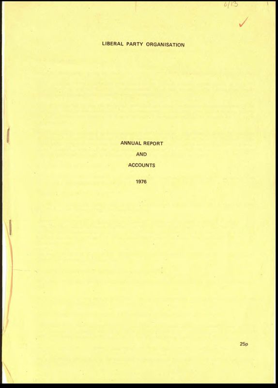 View document: The Liberal Party Organisation, 1976-1987.