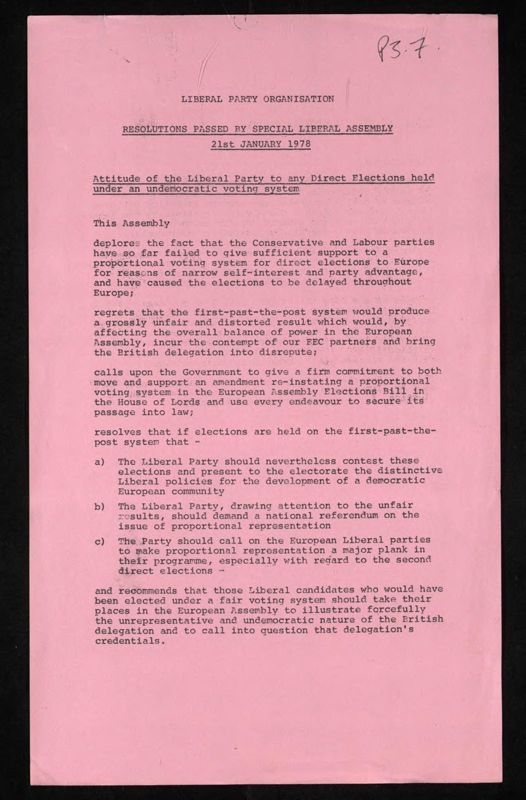 View document: The Liberal-Labour Pact, 1977-1978.