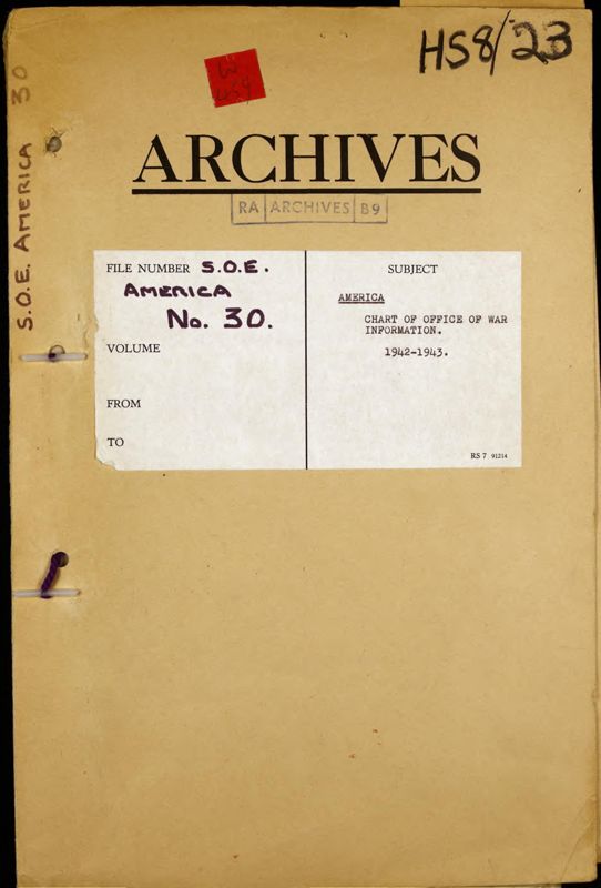 View document: Anglo-American communication and trade, 1942-1943.