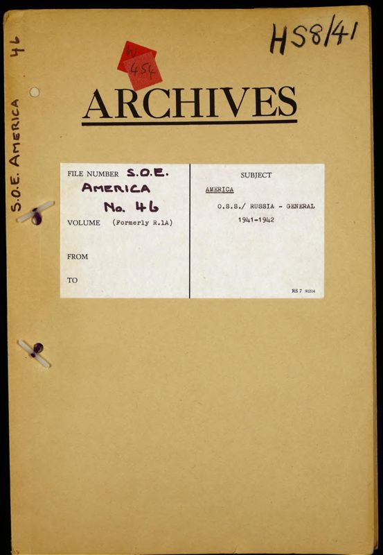 View document: US-Russia co-operation and country reports from British officers, 1941-1943.