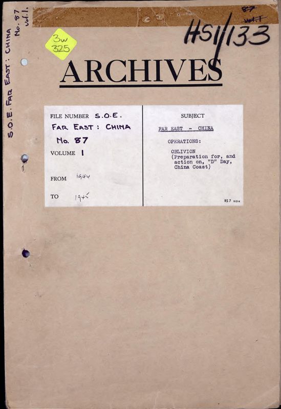 View document: Operation Oblivion: preparation for and action on "D" Day, with photographs, 1944-1945.