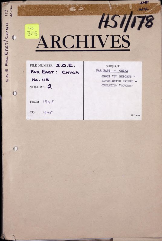 View document: Operation Govern includes records of transporting non-hostile personnel, a map and a sketch, 1943-19.