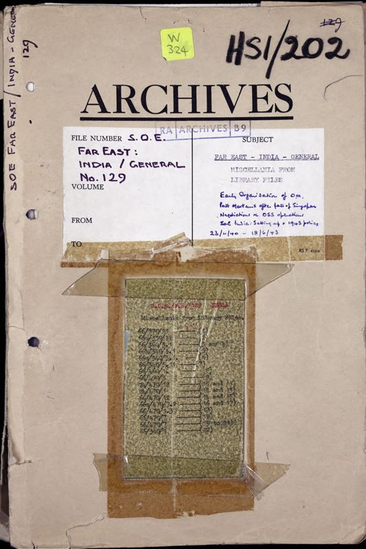 View document: The fall of Singapore, negotiations on US operations, and British forces in India, 1940-1943.