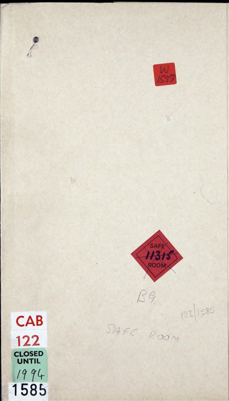 View document: UK and US security services' organisation in the Middle East, 1941-1945.