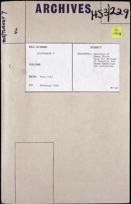 View document: UK and US projects in the Middle East, 1943-1945.