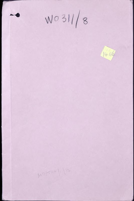 View document: Policy and procedures for war criminals, 1945-1949.