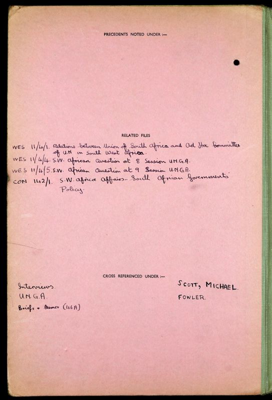 View document: South West African question at 10th Session of UN General Assembly., 1955-56.