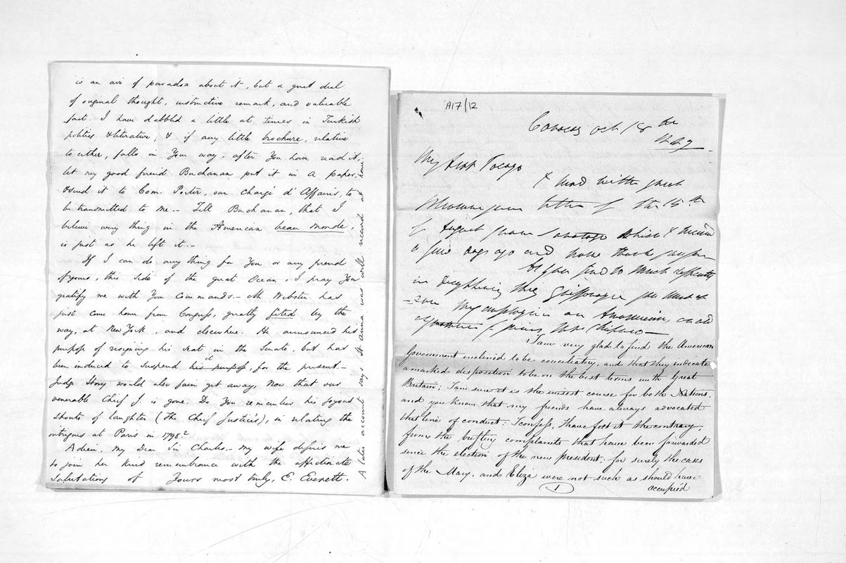 View document: General correspondence, F-J.
